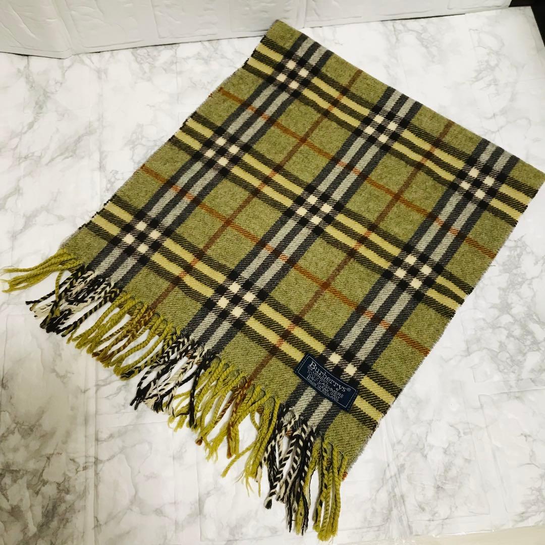 Burberry バーバリーロンドン カシミヤ100% マフラー ノバチェック
