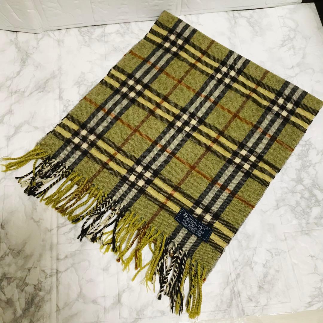 Burberry バーバリーロンドン カシミヤ100% マフラー ノバチェック