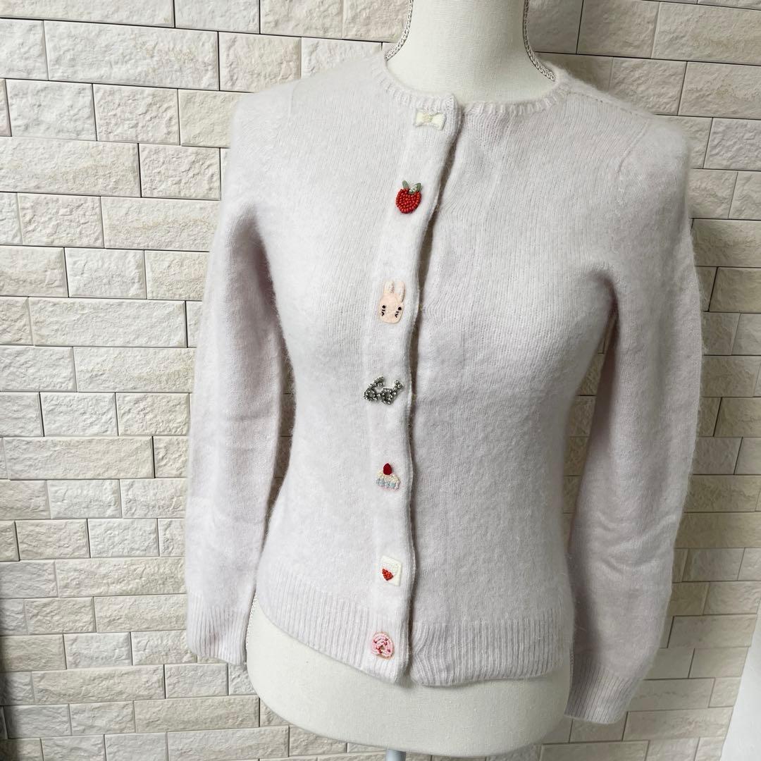 フランシュリッペ　刺繍ビーズが可愛いカーディガン♪