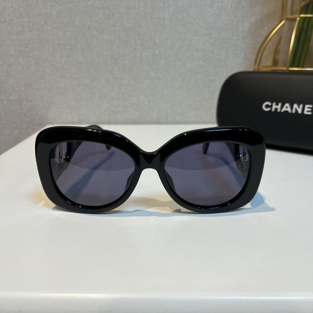 CHANEL シャネル サングラス ココマーク ビッグココ ブラック 05253