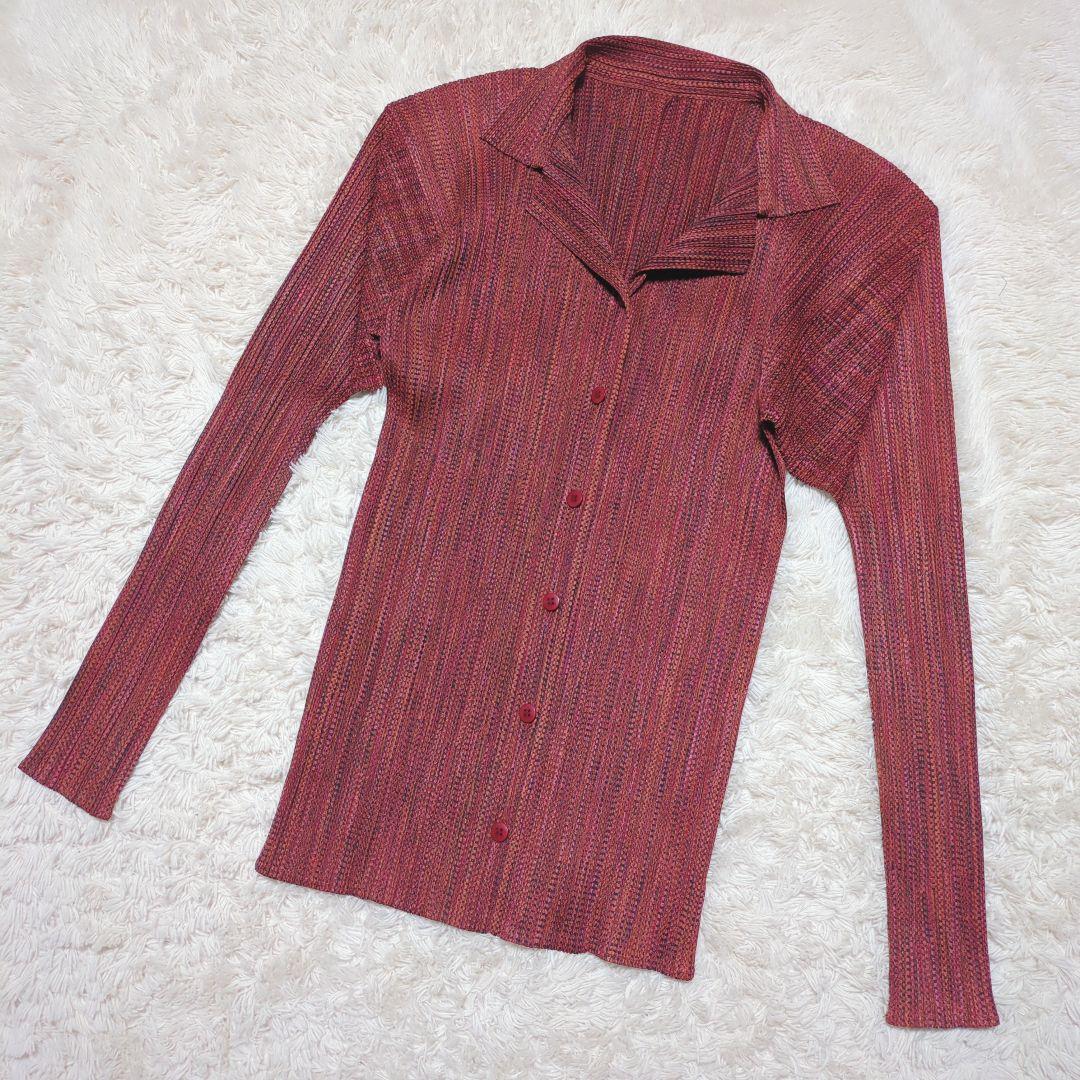 美品！PLEATS PLEASE　カーディガン/カットソー2点セット　サイズ4