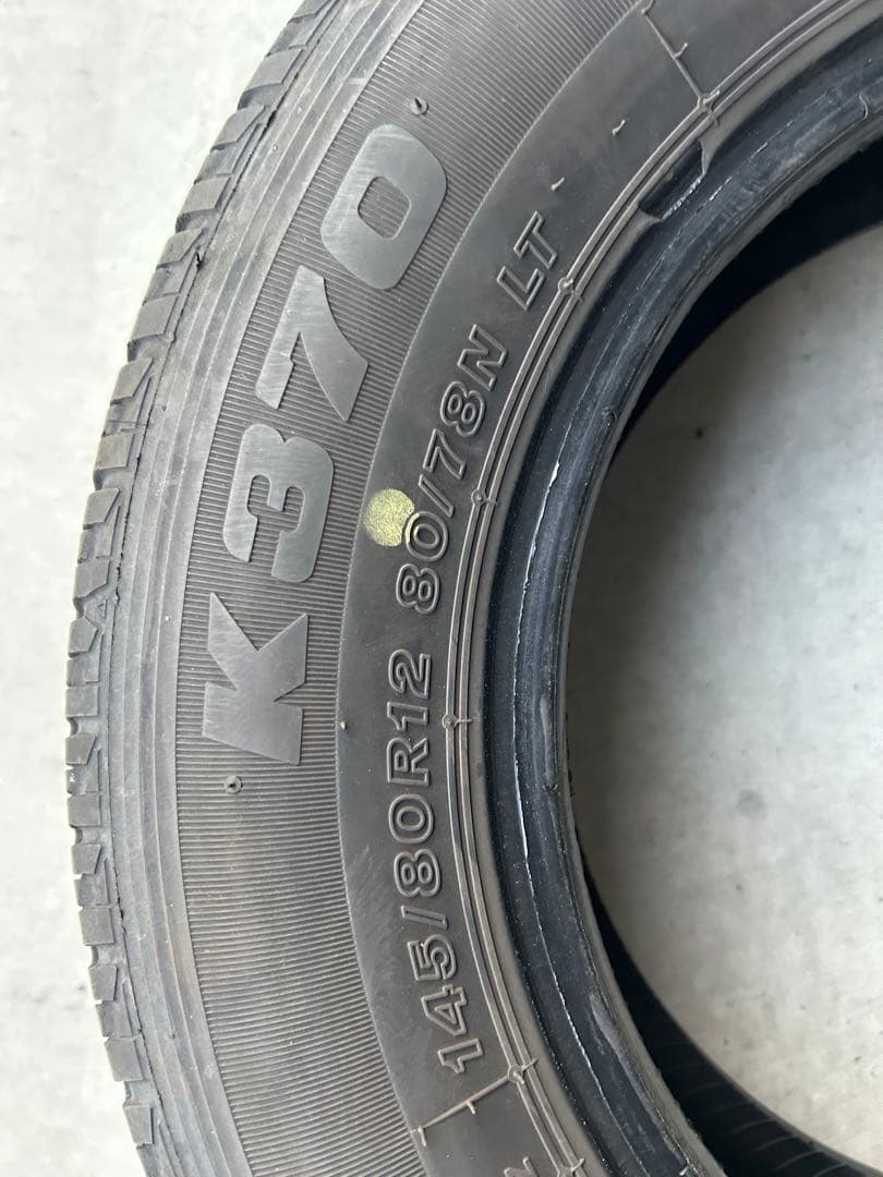 BRIDGESTONE K370 145/80R12 80/78 4本