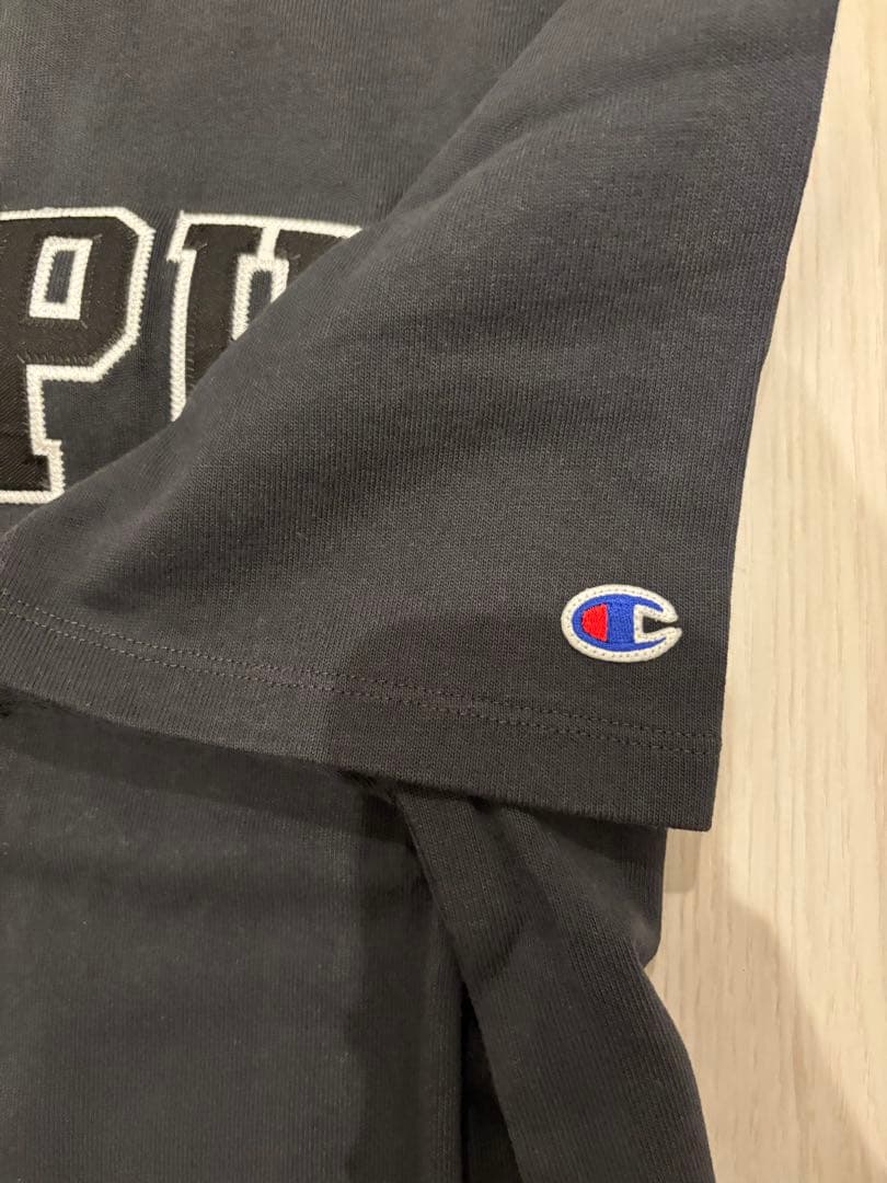 SOPH. Champion CREWNECK TEE ブラック　Sサイズ