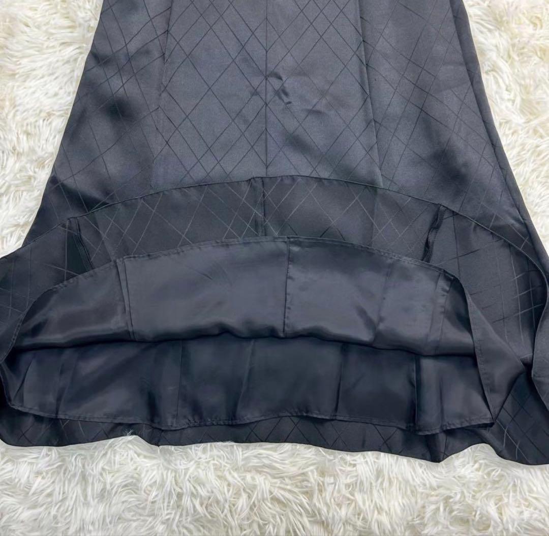 【美品】BURBERRYバーバリーロンドン シルク100%ワンピース サイズ40
