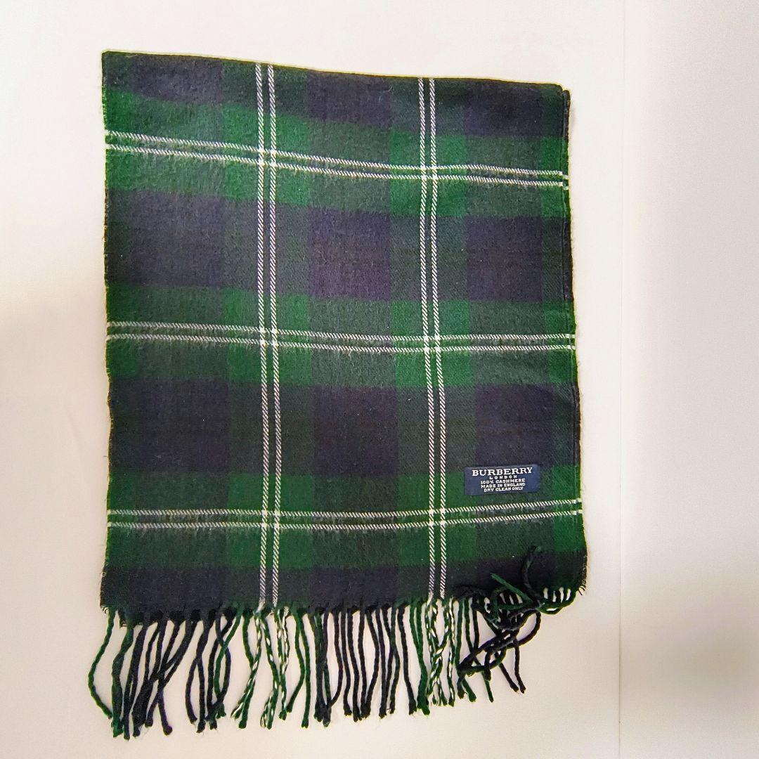 BURBERRY バーバリー マフラー カシミヤ 英国製 ノバチェック 美品✨