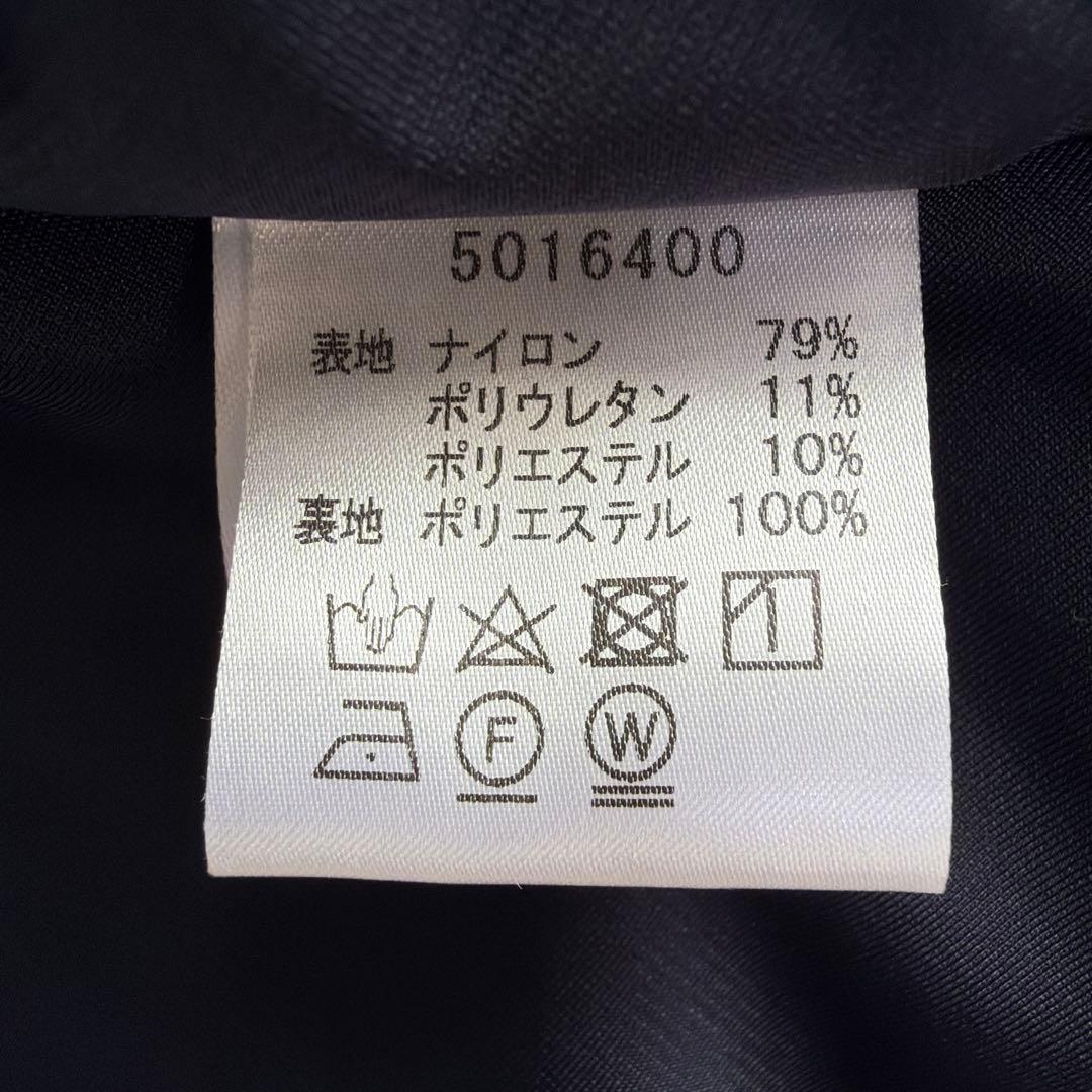 極美品✨Rene ルネ フロントジップ フリル ストレッチ デニム ワンピース