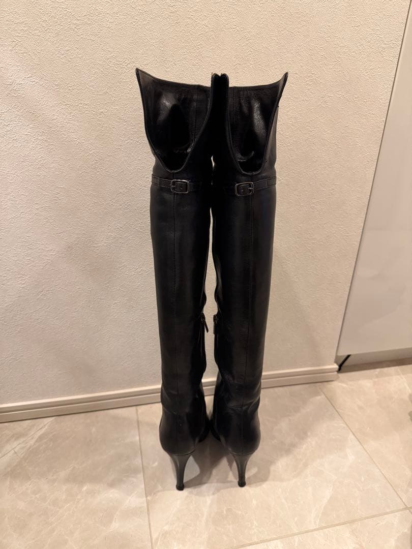 ダイアナ DIANA ニーハイブーツ 黒 24cm
