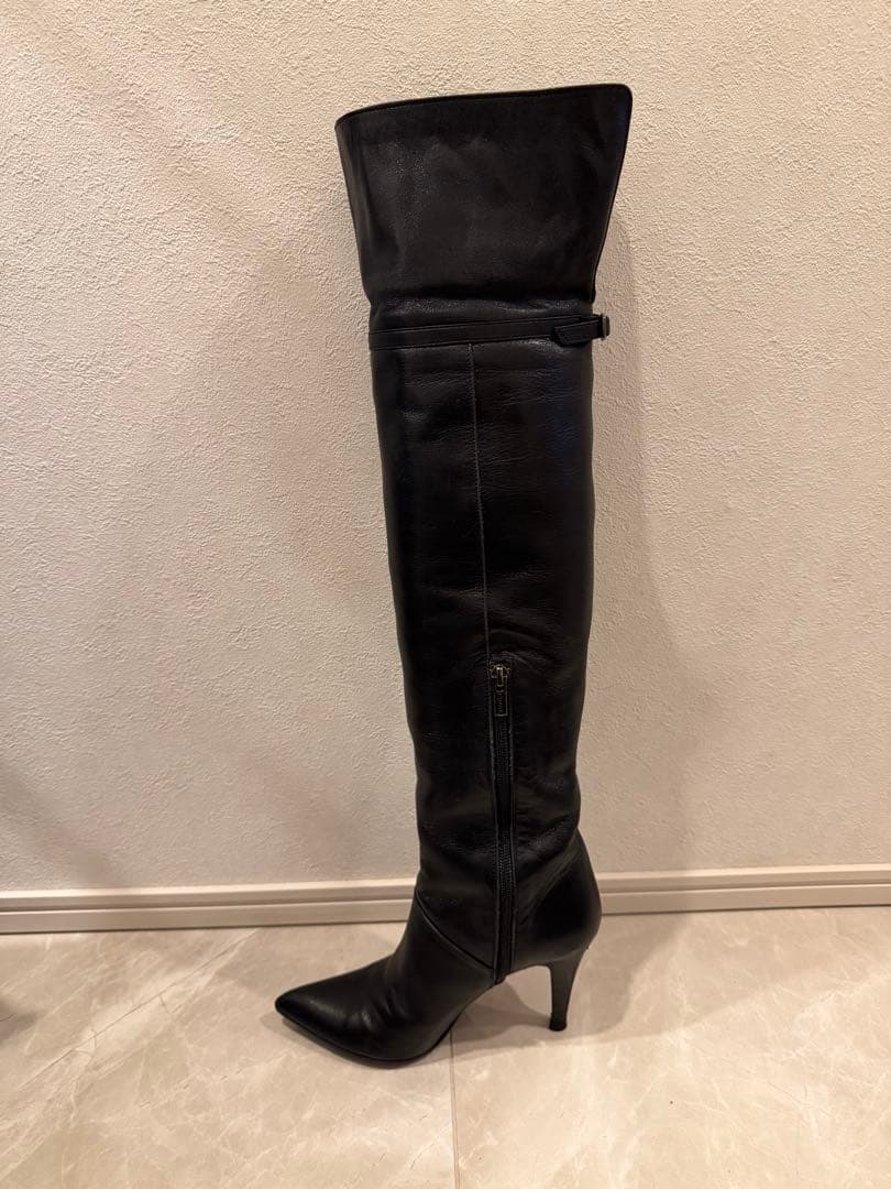 ダイアナ DIANA ニーハイブーツ 黒 24cm