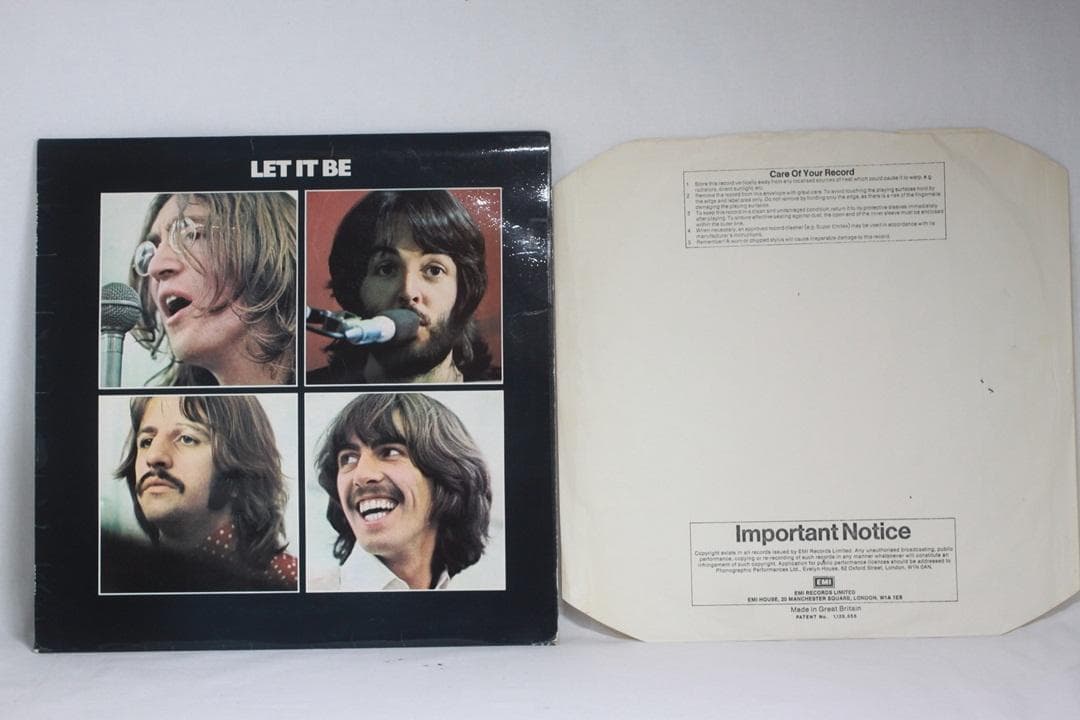 The Beatles Let It Be UK版Stereo レットイットビー