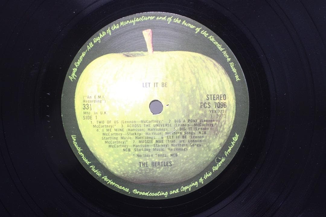 The Beatles Let It Be UK版Stereo レットイットビー