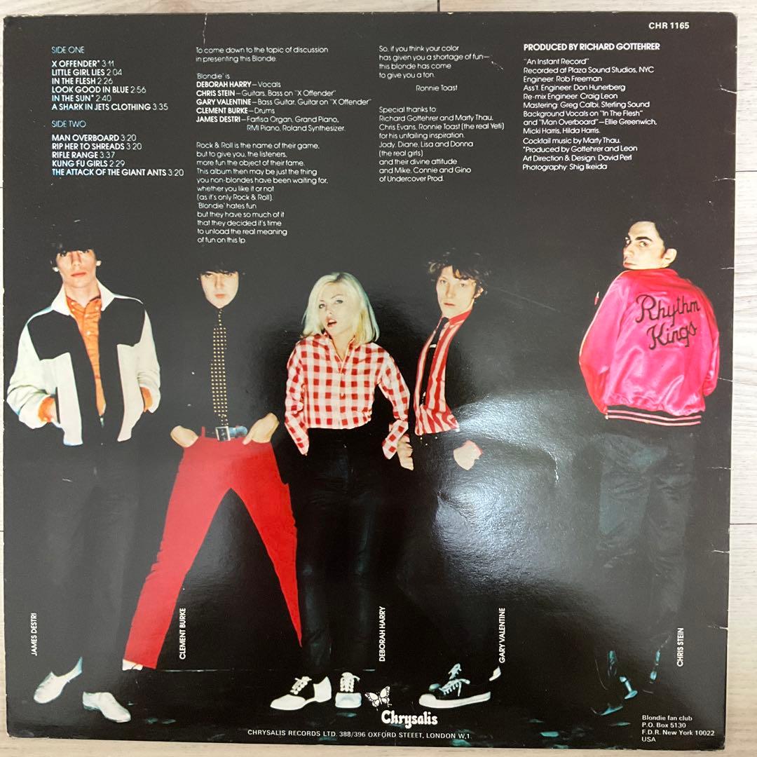 Blondie ブロンディ　UKオリジナル　レコード