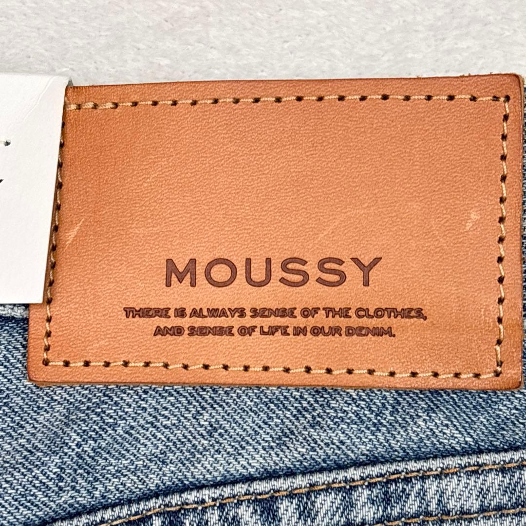 新品タグ付 MOUSSY MVS フレア 25 ベルボトム ブーツカット デニム