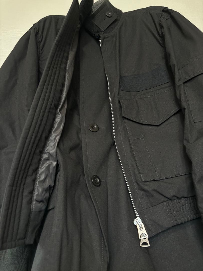 t*g様 Sacai 24-03431M RipStop ミリタリージャケット