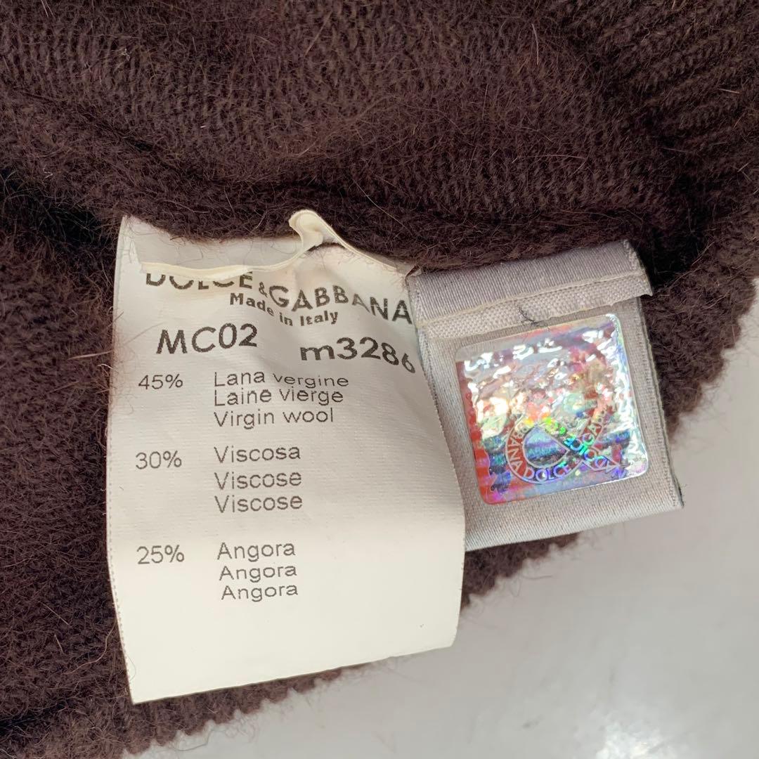 ☆超美品☆ドルチェ＆ガッバーナ　キャミソール　ウール　アンゴラ　茶　M