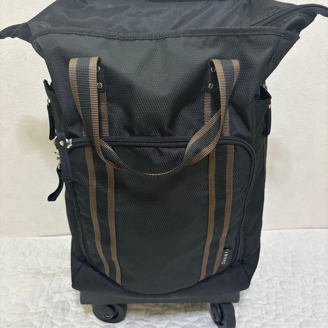 【希少】SWANY キャリーバッグ ティノサコ 中型 ブラック 軽量 四輪