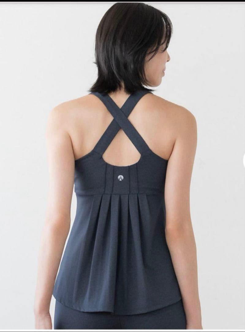 【美品】SUKALA デニムクロスタンクトップ　Lサイズ
