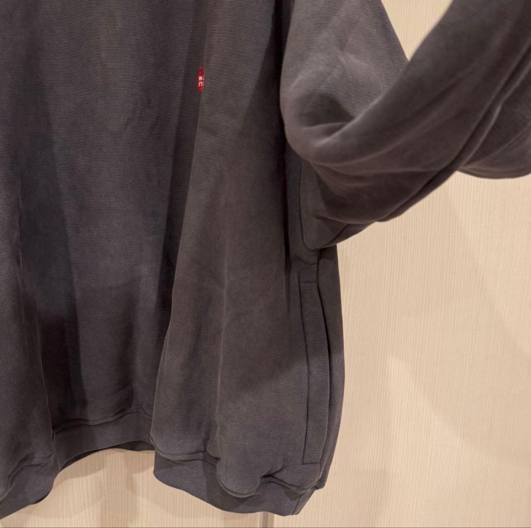 コムドットゆうた着用　Alexander Wang ハーフジップスウェット