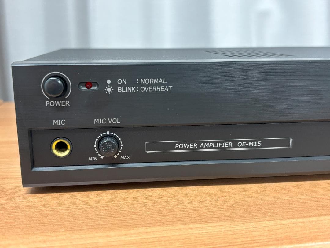 【美品】オースミ電機　OE-M15　モノラルパワーアンプ