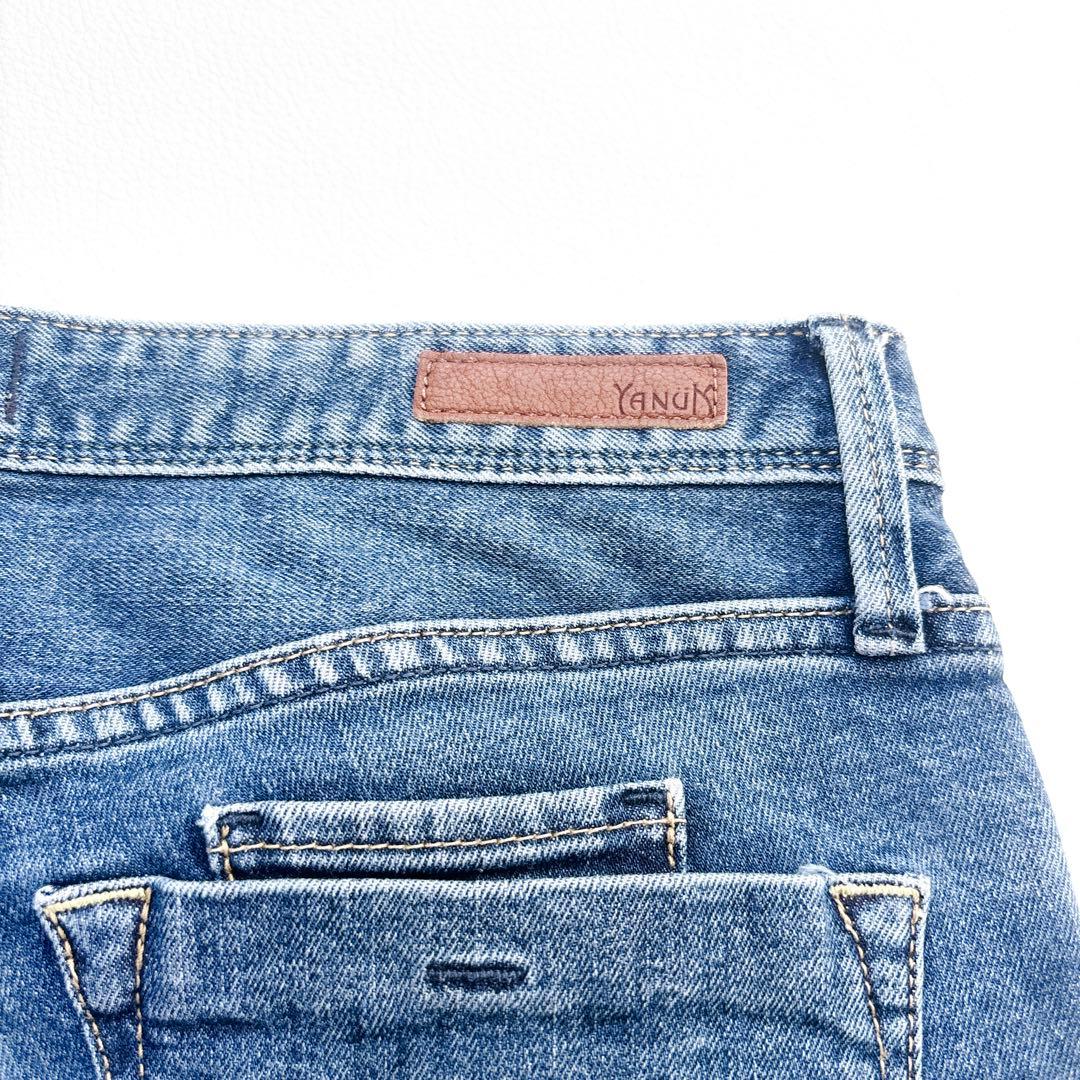 【YANUK】ヤヌーク バギーデニムパンツ SHANNY 27サイズ