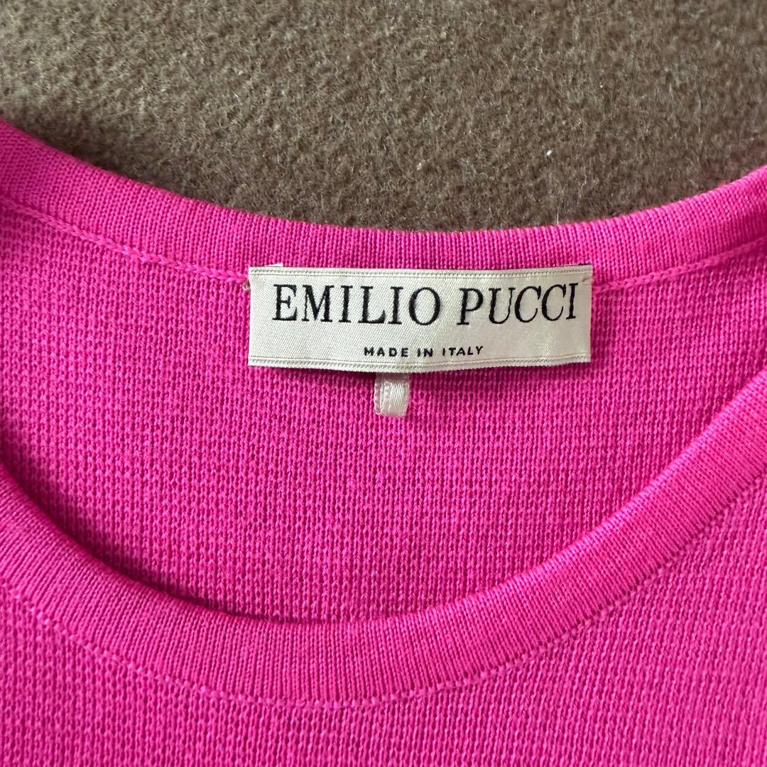 EMILIO PUCCI ノースリーブワンピース ピンク