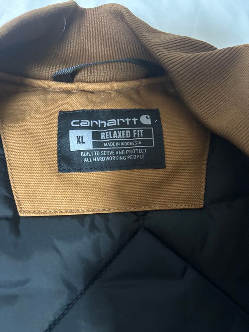 XL カーハートRelaxed Fit Firm Duck Vest ブラウン
