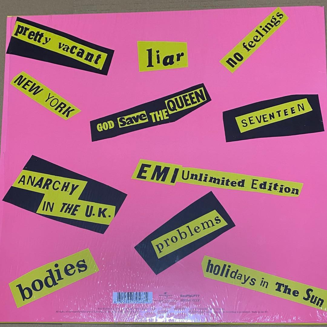 リマスター 再発EU盤LP NEVER MIND THE BOLLOCKS