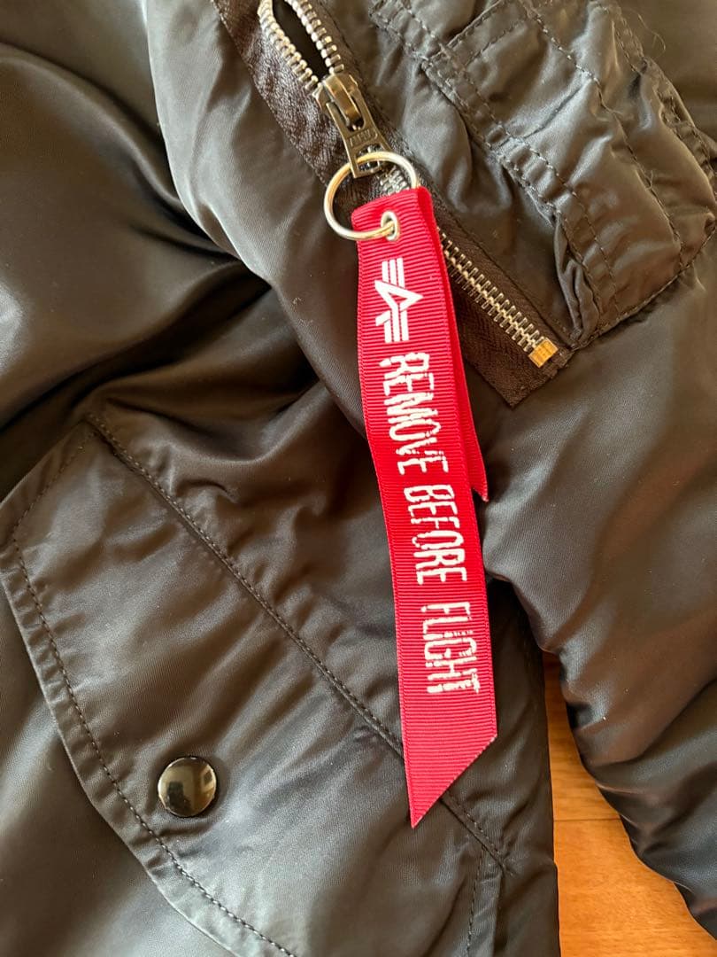 ALPHA INDUSTRIES MA-1 フライトジャケット M 黒色
