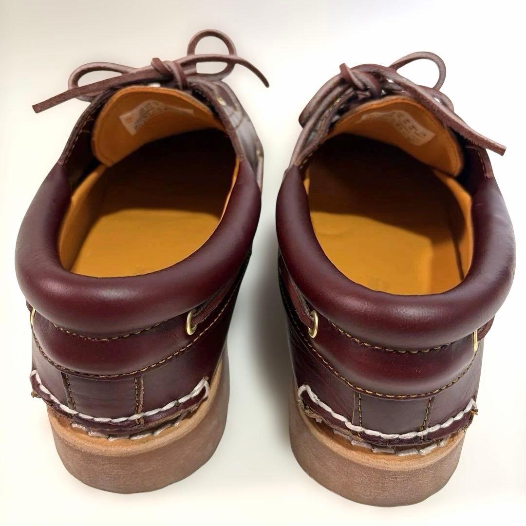 靴 Timberland 3 eye US 10 BURGUNDY 28cm