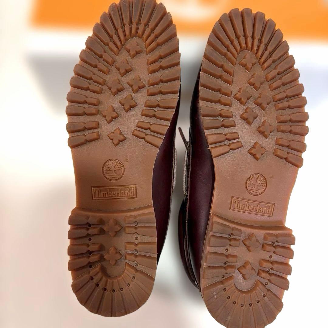 靴 Timberland 3 eye US 10 BURGUNDY 28cm