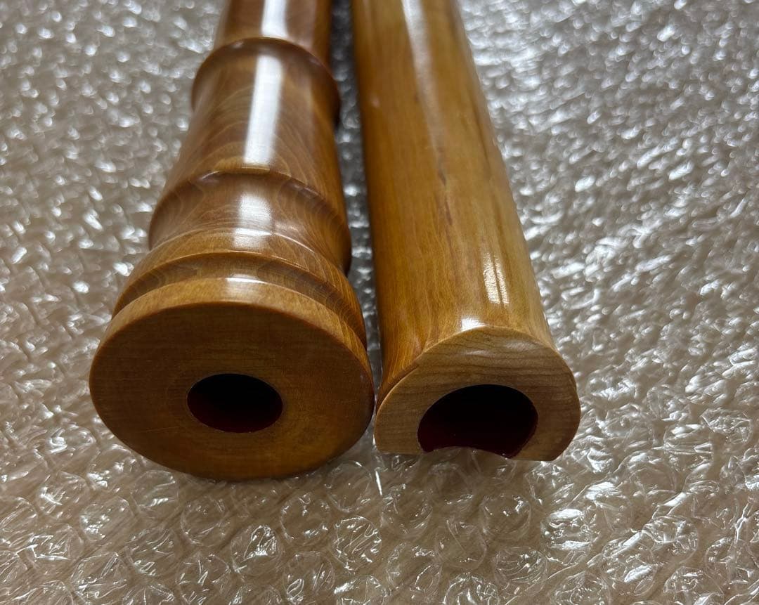【美品】尺八　銘木 飛鳥尺八 １尺８寸管