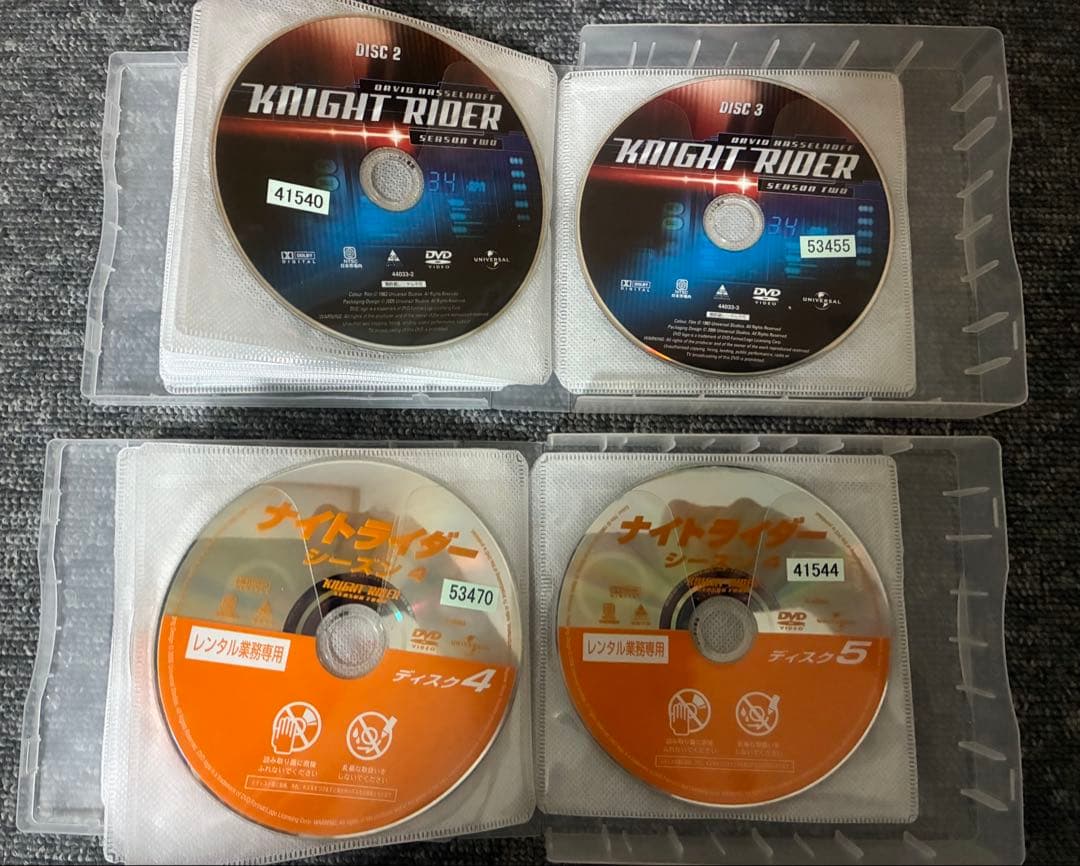 ナイトライダー DVD セット 全シーズン（シーズン１～４）【美品】