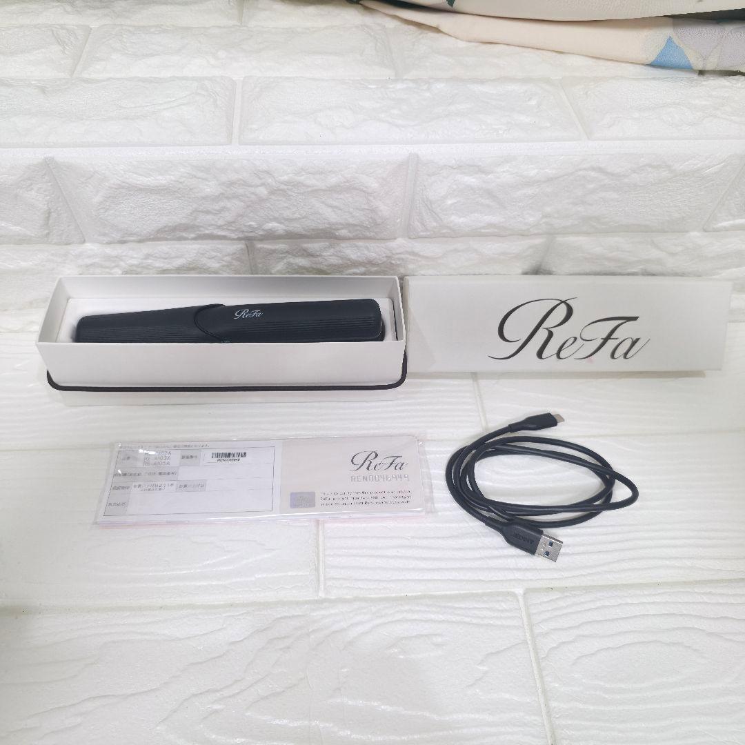 505】[美品]Refa リファ フィンガーアイロンST ブラック