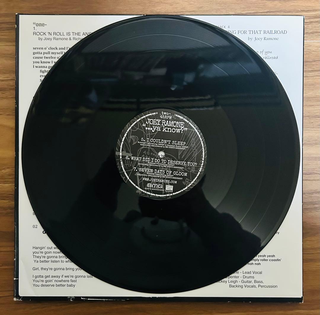 「…ya know?」Joey Ramone レコード