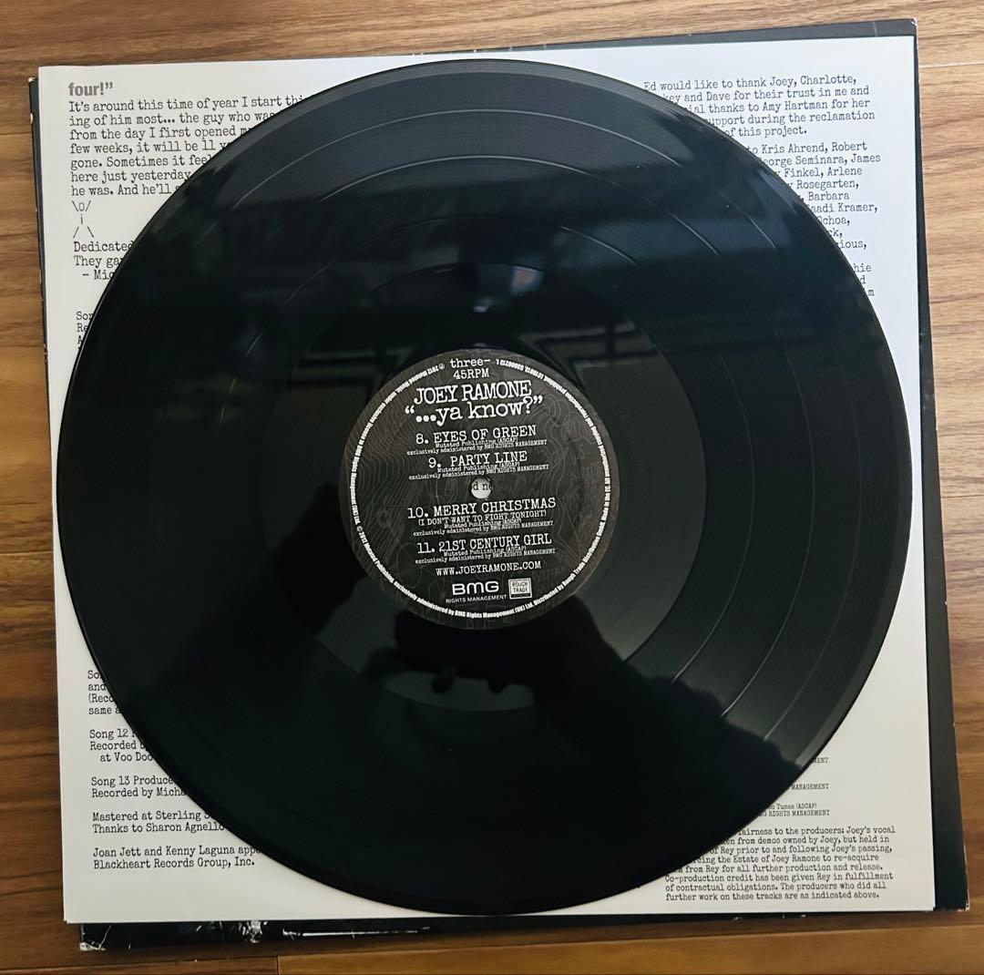 「…ya know?」Joey Ramone レコード