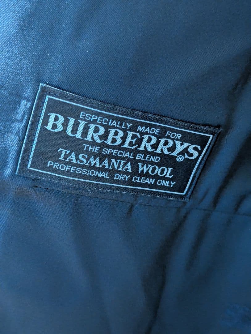 Burberrys バーバリー 紺ブレ ダブルブレスト ジャケット 金ボタン