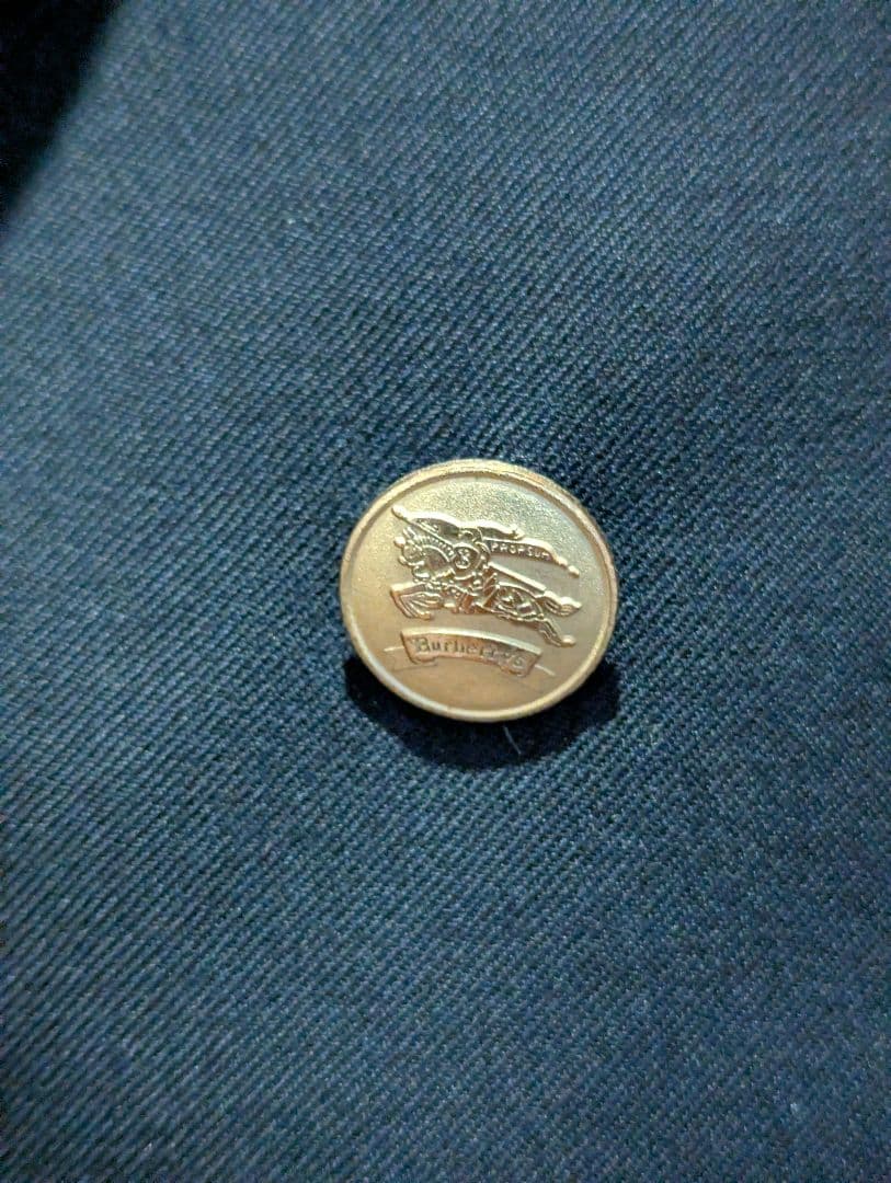 Burberrys バーバリー 紺ブレ ダブルブレスト ジャケット 金ボタン