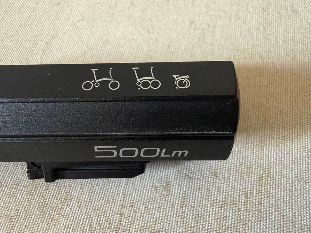 【美品】ブロンプトン純正 CATEYE 500Lm 専用ブラケット付