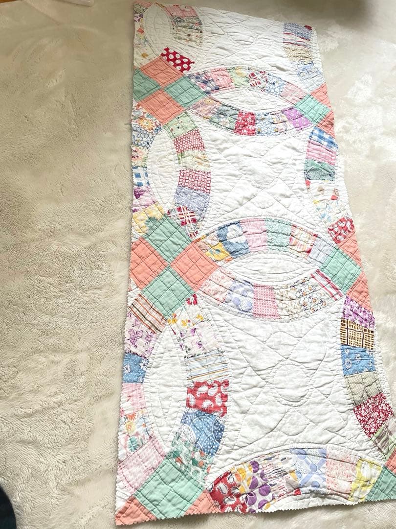 まろさま専用です♡アンティークキルト カットキルト·͜· ♡