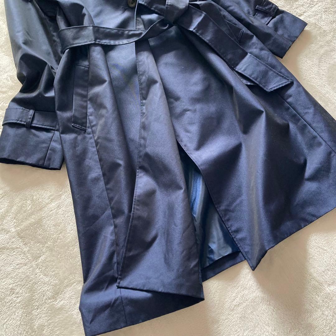 【新品】INDIVI 定番人気 大きいサイズ 定価3.4万 トレンチコート 13