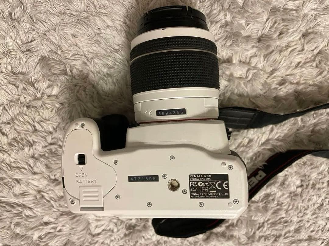 PENTAX K-50 ホワイト ダブルレンズセット バッグ付
