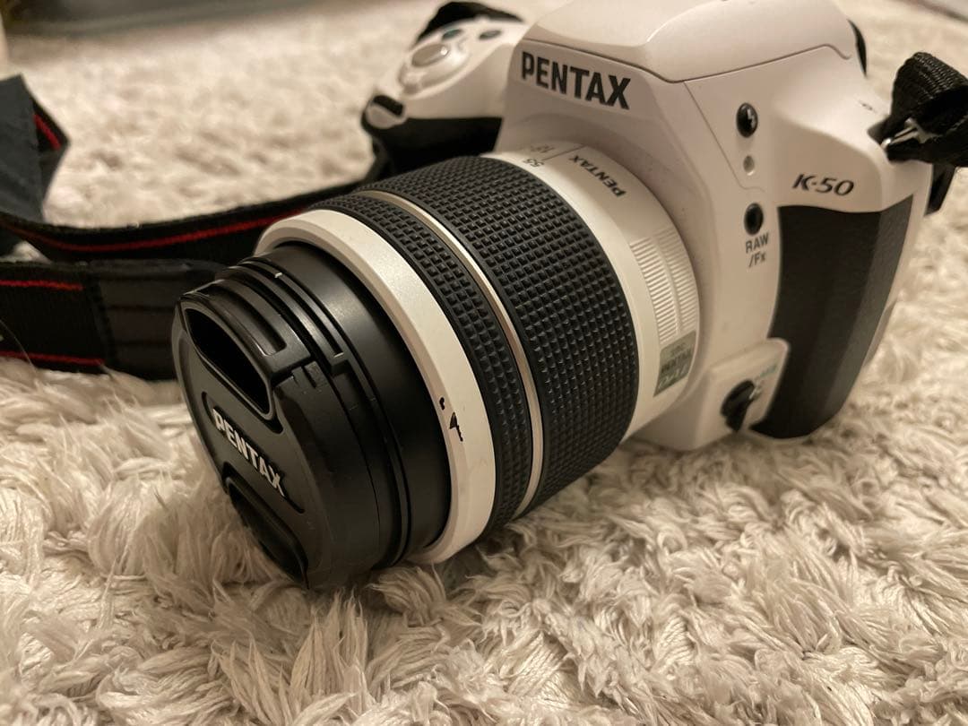 PENTAX K-50 ホワイト ダブルレンズセット バッグ付