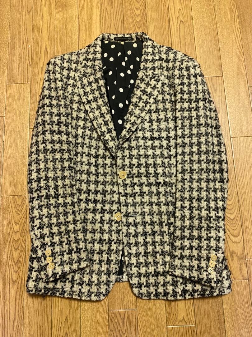 10AW Yohji Yamamoto ハウンドトゥースジャケット