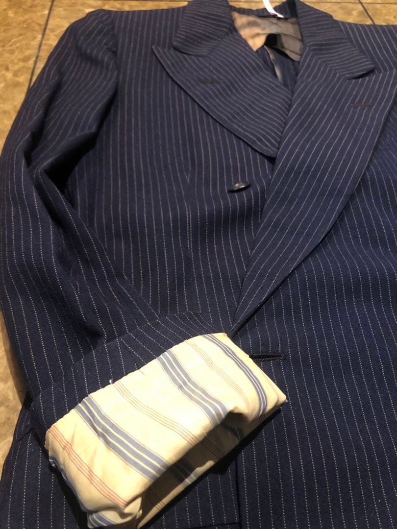 vintage美品 30's 40's ギャング ピンストライプ ビスポーク