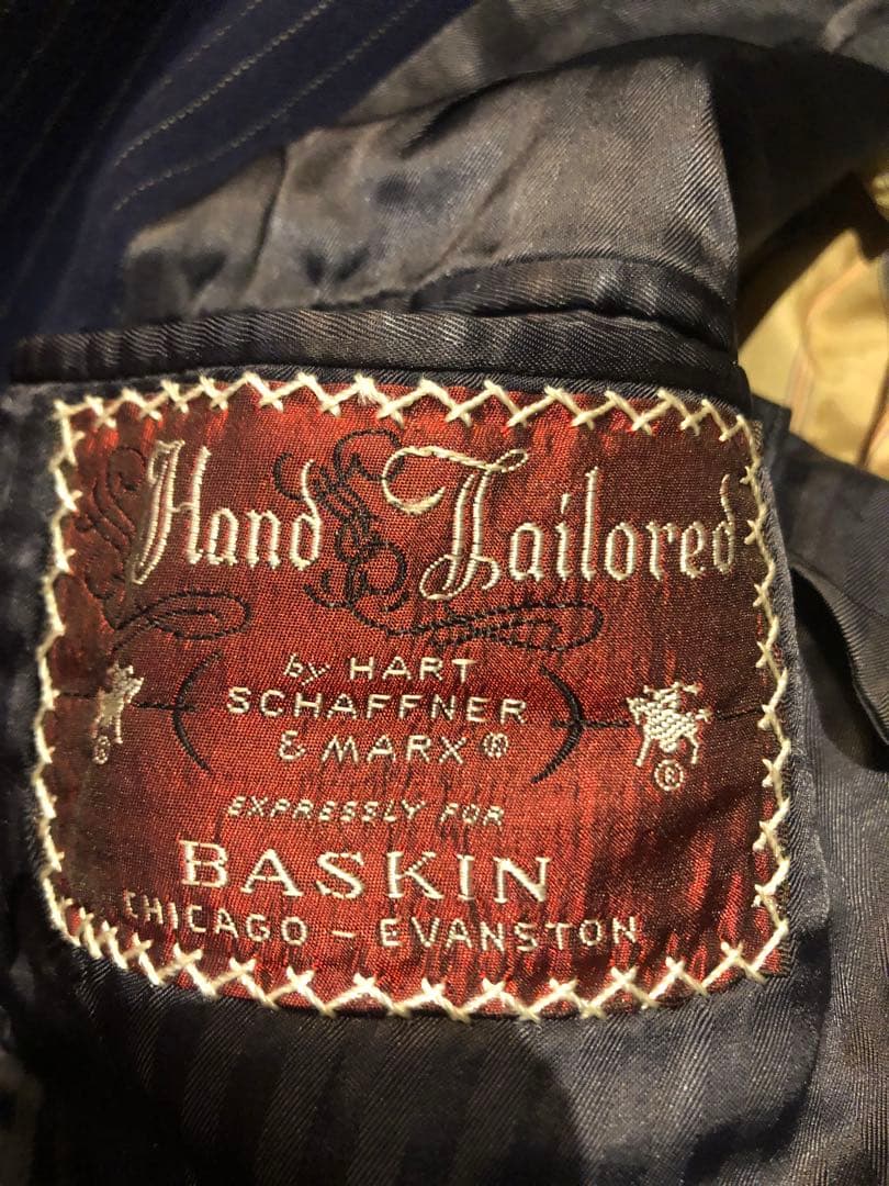 vintage美品 30's 40's ギャング ピンストライプ ビスポーク