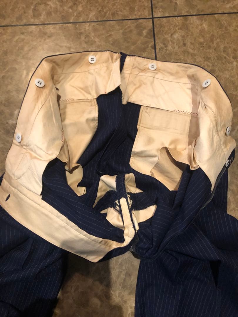 vintage美品 30's 40's ギャング ピンストライプ ビスポーク