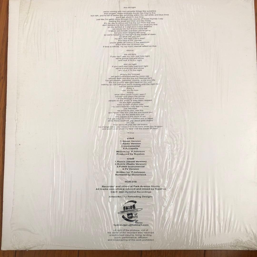 洋楽 90s PASE ROCK THE OLD LIGHT pro Nujabes