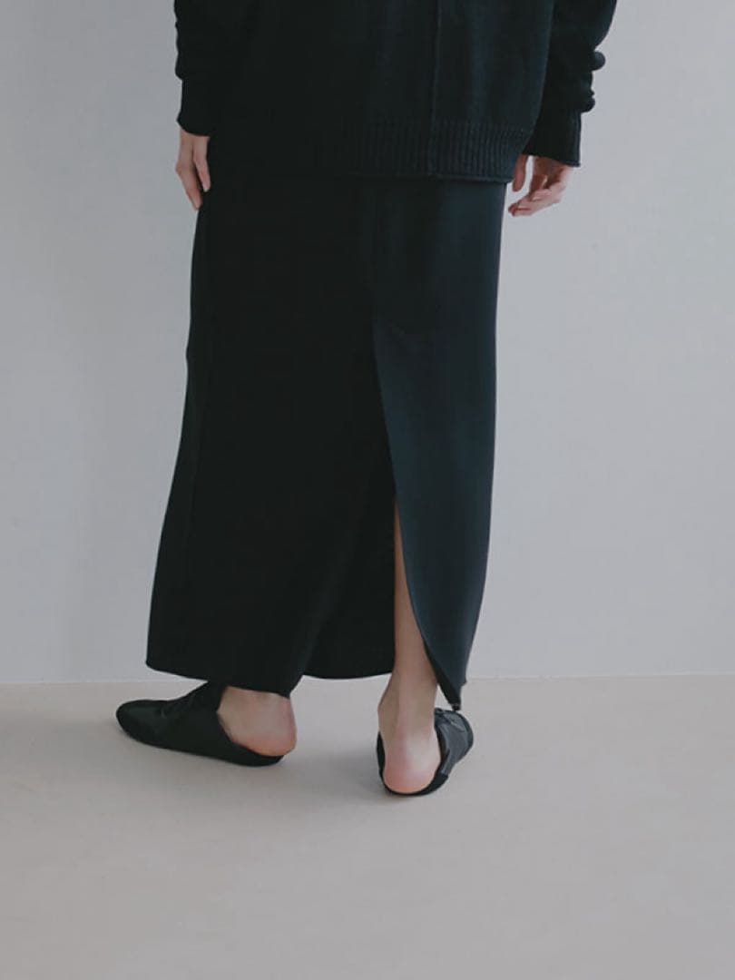 ETRE TOKYO ダブルフェイスIラインスカート