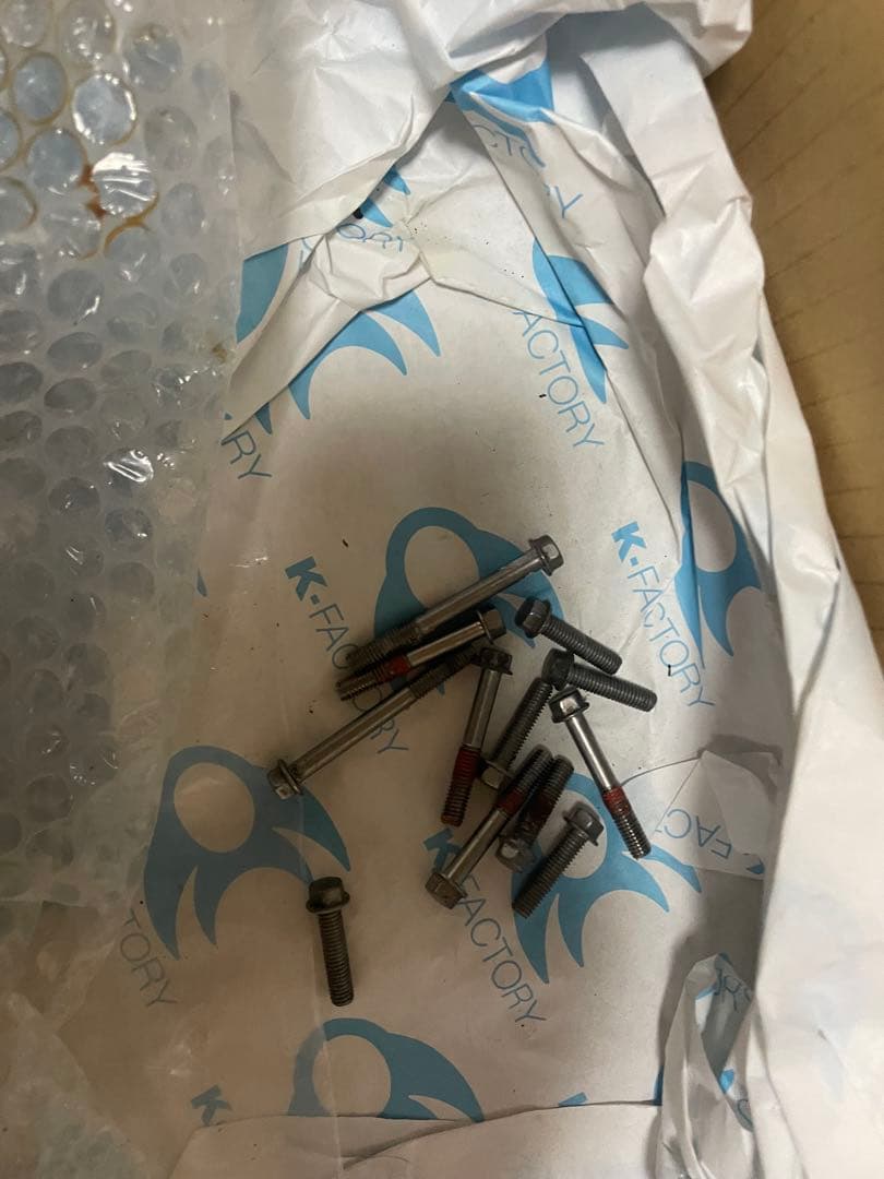 ZRX1100 1200エンジンクラッチカバー ブラック 金属製 ボルト付き