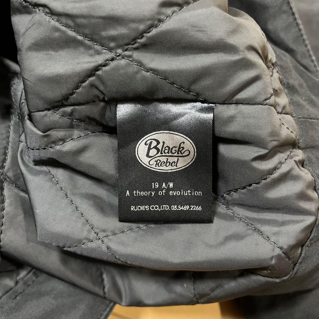 ルードギャラリー　ブラックレーベル　キルティングジョガーパンツ　XLサイズ