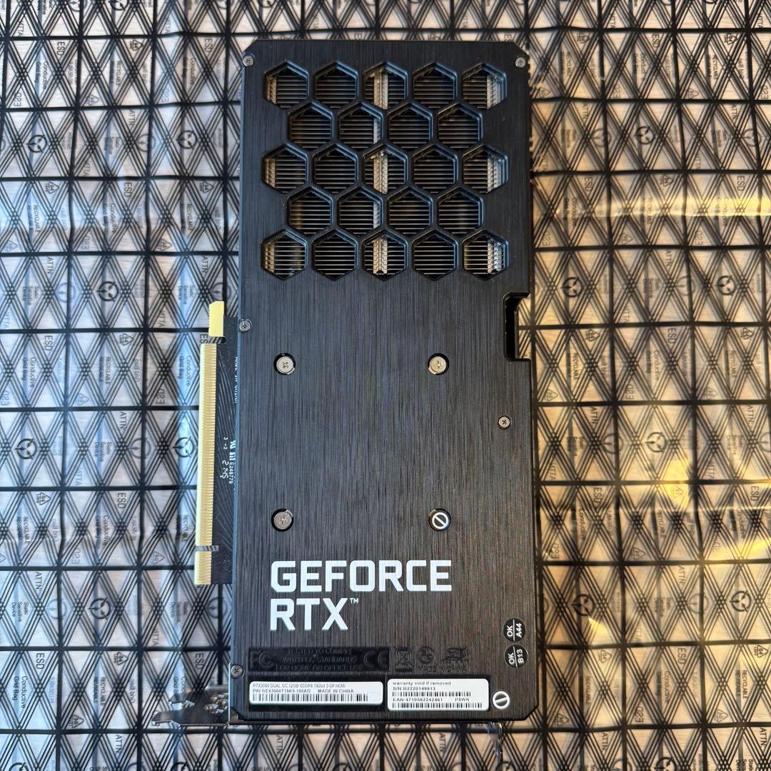 【動作確認済み】PALIT GEFORCE RTX 3060 12GB